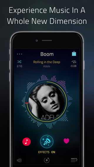 「Boom: Music Player with Magical Surround Sound」のスクリーンショット 1枚目