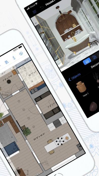 「Live Home 3D: 間取り図作成 と ホームデザイン」のスクリーンショット 2枚目