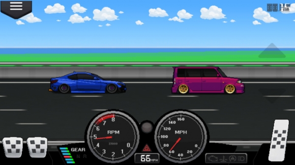 「Pixel Car Racer」のスクリーンショット 2枚目