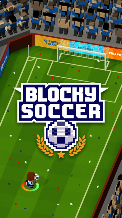 「Blocky Soccer」のスクリーンショット 1枚目