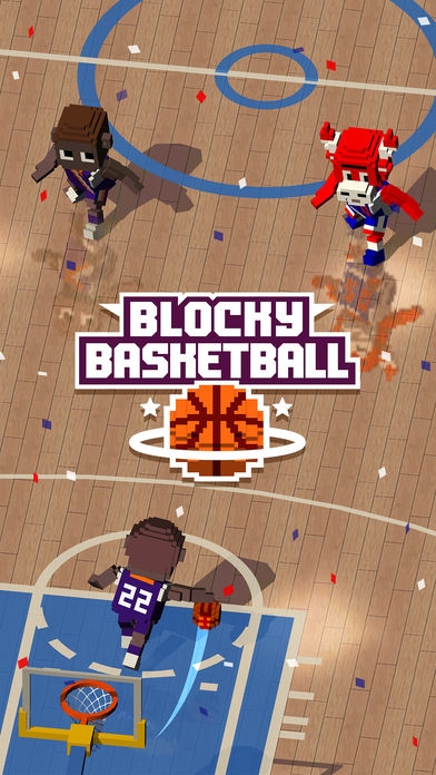 「Blocky Basketball FreeStyle」のスクリーンショット 1枚目