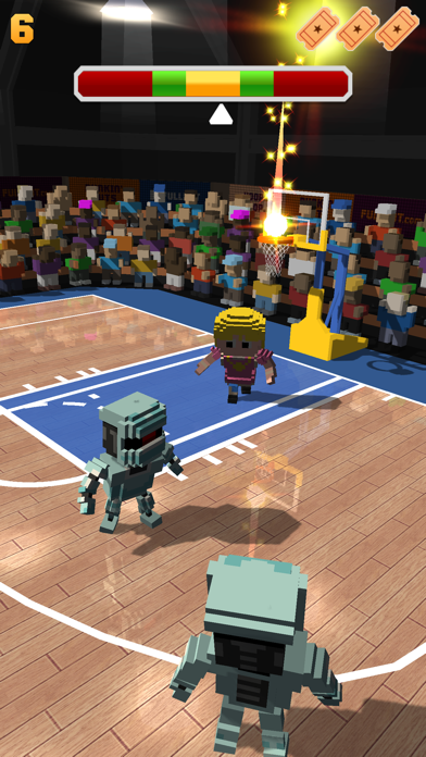 「Blocky Basketball FreeStyle」のスクリーンショット 2枚目