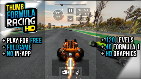 「Thumb Formula Racing」のスクリーンショット 3枚目