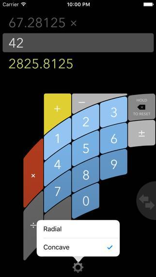 「FutureCalc: ergonomic calculator for single-handed use」のスクリーンショット 2枚目