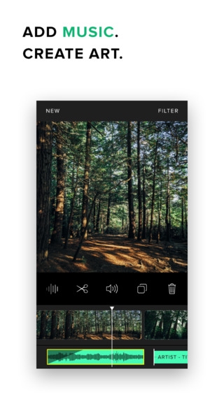 「Carve - Video Editor, Artistic Filters & Animated Photos」のスクリーンショット 3枚目