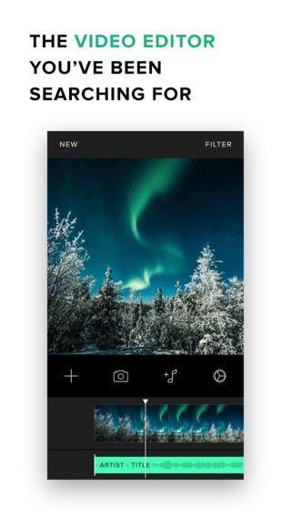 「Carve - Video Editor, Artistic Filters & Animated Photos」のスクリーンショット 1枚目