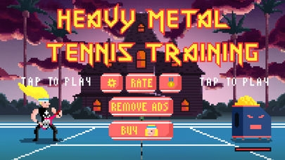 「Heavy Metal Tennis Training」のスクリーンショット 1枚目