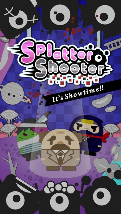 「Splatter Shooter 〜叫ぶ飛び散るエイリアン！30秒のシューティングゲーム！スプラッターシューター」のスクリーンショット 1枚目