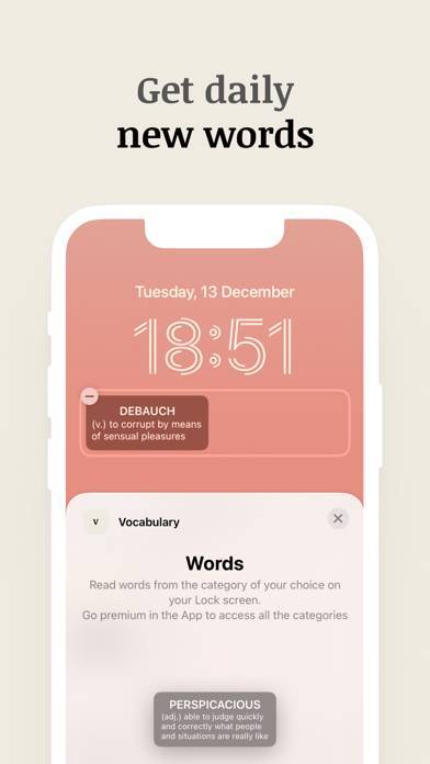 「Vocabulary - 毎日の単語学習」のスクリーンショット 1枚目