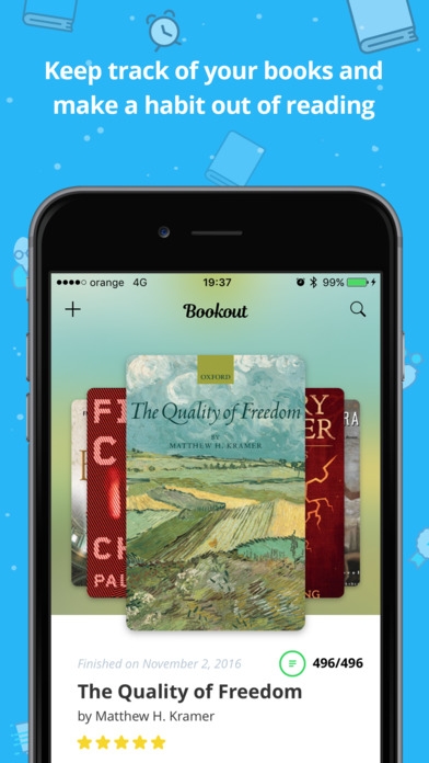 「Bookout - Reading made better」のスクリーンショット 1枚目