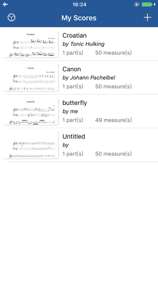 「Notation Pad - 作曲、楽譜作成&音楽を作る」のスクリーンショット 1枚目