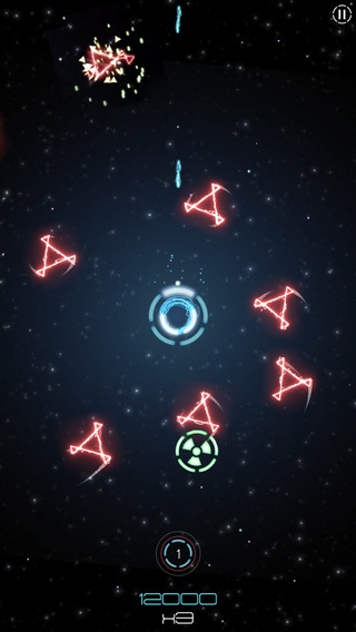 「SpinFinity – A Space Shooter with a Spin!」のスクリーンショット 1枚目