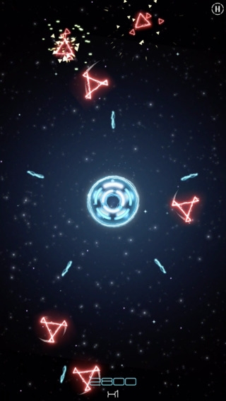 「SpinFinity – A Space Shooter with a Spin!」のスクリーンショット 2枚目