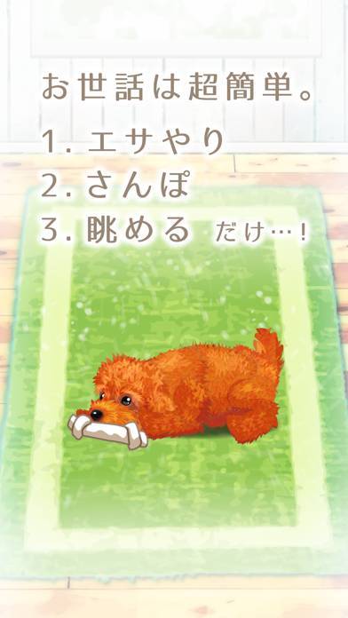 「癒しの子犬育成ゲーム〜トイプードル編〜（無料）」のスクリーンショット 2枚目