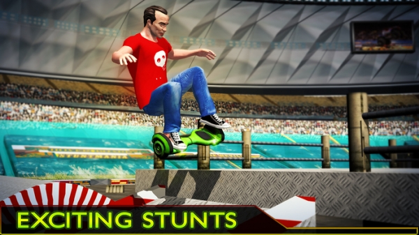 「Hoverboard Stunts Hero 2016」のスクリーンショット 1枚目