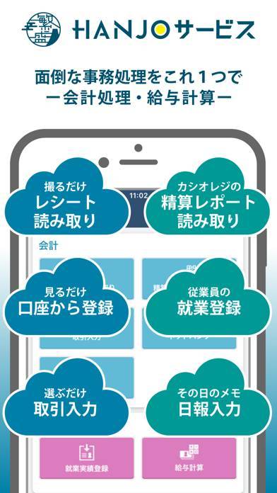 「HANJOサービスアプリ」のスクリーンショット 1枚目