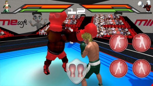 「ボクシング3Dファイトゲーム」のスクリーンショット 2枚目