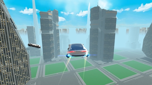 「Futuristic Flying Car Driving Simulator Free: Extreme Airplane Flight Pilot」のスクリーンショット 3枚目