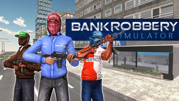「銀行強盗のシミュレータは - プロフェッショナル強盗のマフィアは、市内のうなり声」のスクリーンショット 1枚目