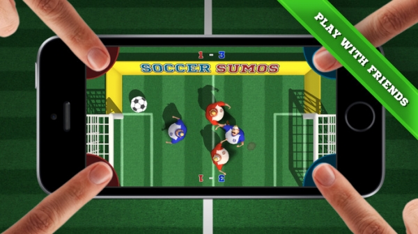 「Soccer Sumos - Multiplayer party game!」のスクリーンショット 1枚目