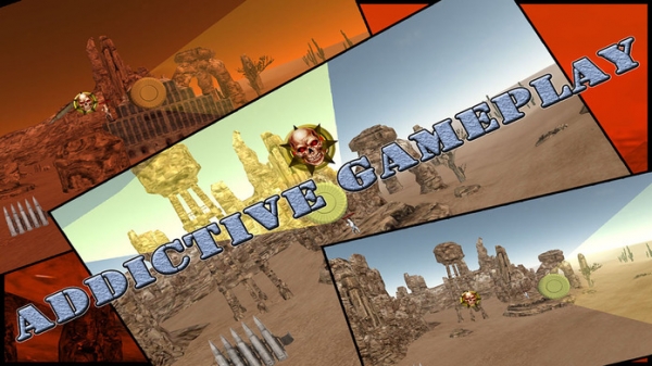 「砂漠の狙撃兵シューター3D - 実際の撮影体験：フル無料ゲーム」のスクリーンショット 3枚目