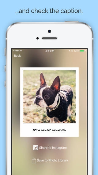 「InstaCaption - Instant photos with automatic captions」のスクリーンショット 2枚目