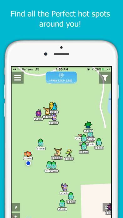 「PokeWhere - Live Radar Map for Pokemon GO」のスクリーンショット 3枚目