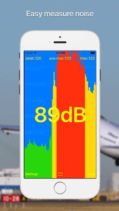 「dB meter - 騒音測定」のスクリーンショット 1枚目