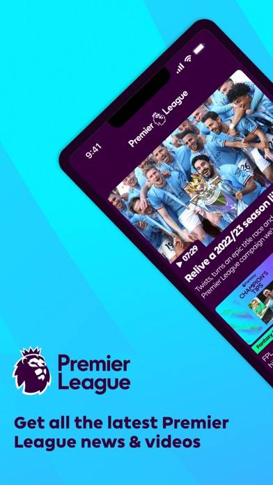 「Premier League - Official App」のスクリーンショット 1枚目