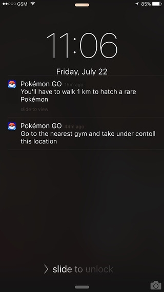 「Notifications for Pokemon Go !」のスクリーンショット 1枚目