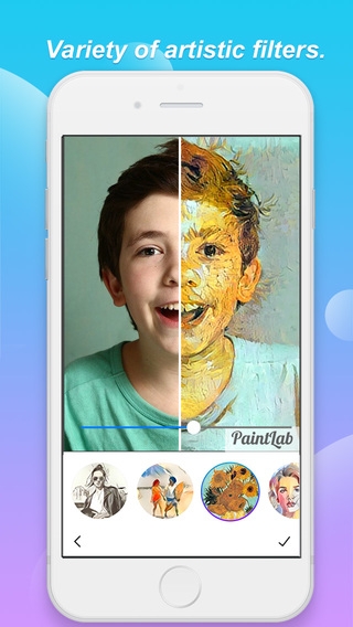 「PaintLab - Beauty Camera and Photo Editor with Art Effects for Instagram free」のスクリーンショット 2枚目
