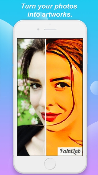 「PaintLab - Beauty Camera and Photo Editor with Art Effects for Instagram free」のスクリーンショット 1枚目