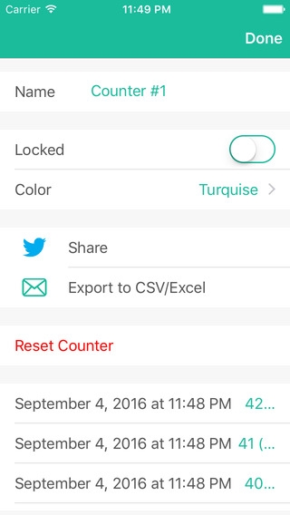 「Counter - Simple Tally Counter」のスクリーンショット 3枚目