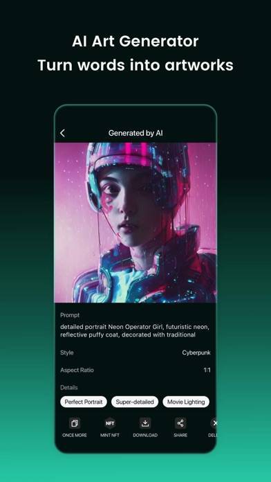 「GoArt – AI Art Generator」のスクリーンショット 1枚目