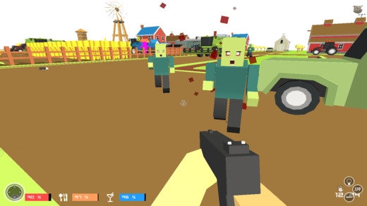 「Modern Pixel Zombies Sniper Gun War Free Games」のスクリーンショット 1枚目