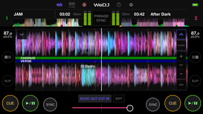 「WeDJ for iPhone」のスクリーンショット 1枚目