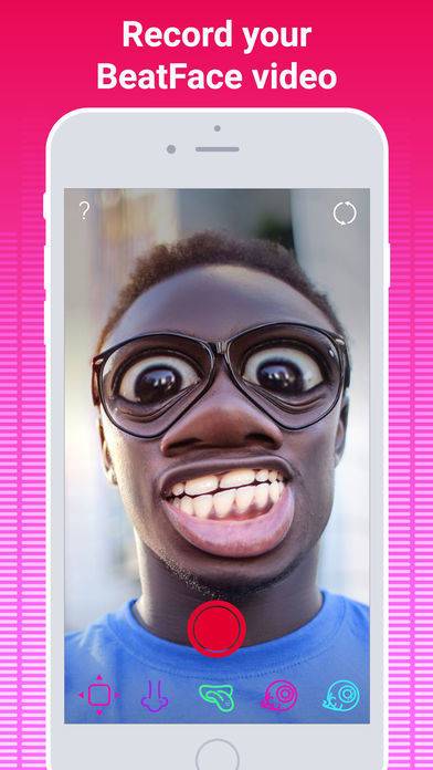 「BeatFace - Funny selfie video for emoji upgrade」のスクリーンショット 3枚目