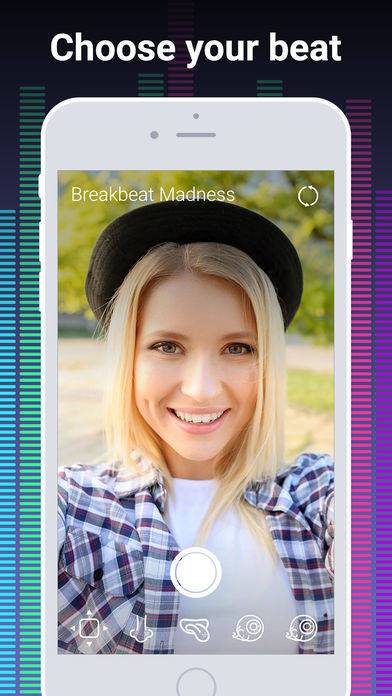 「BeatFace - Funny selfie video for emoji upgrade」のスクリーンショット 1枚目