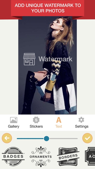 「Watermark Photo-Add Watermark,Ezy Watermark Maker」のスクリーンショット 1枚目