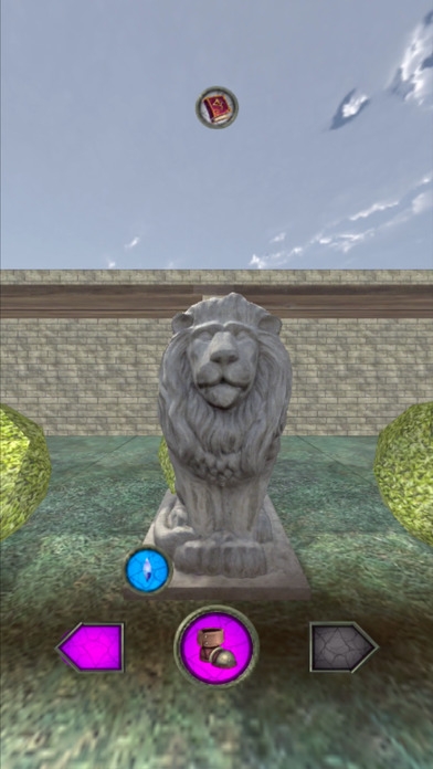 「脱出ゲーム ライオン像のある中庭からの脱出」のスクリーンショット 2枚目