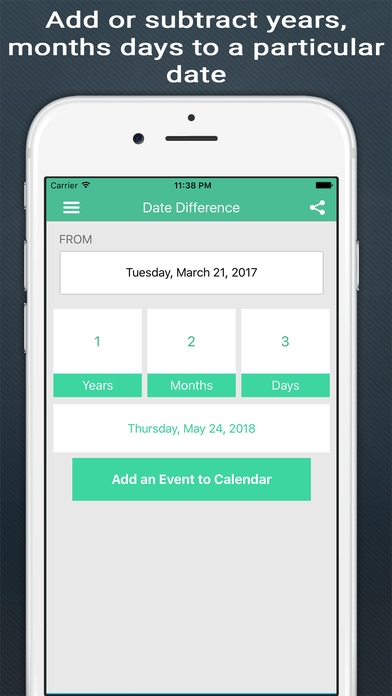 「Date and Time Calculator (Interval,Hours&Minutes)」のスクリーンショット 1枚目