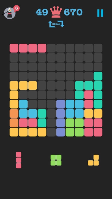 「Fill The Blocks - Addictive Puzzle Challenge Game」のスクリーンショット 1枚目