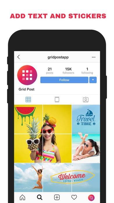「Grid Post - Grids Photo Crop」のスクリーンショット 2枚目