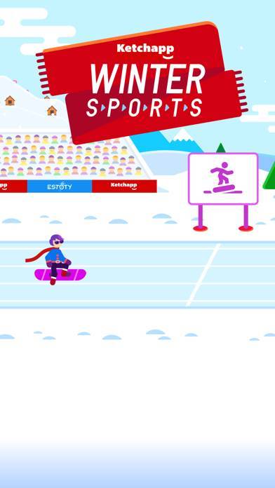 「Ketchapp Winter Sports」のスクリーンショット 1枚目