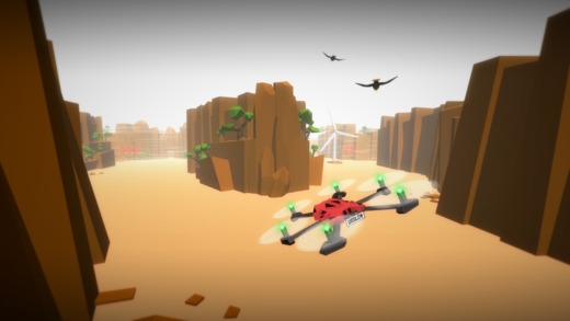 「Drone Racer : Canyons」のスクリーンショット 2枚目