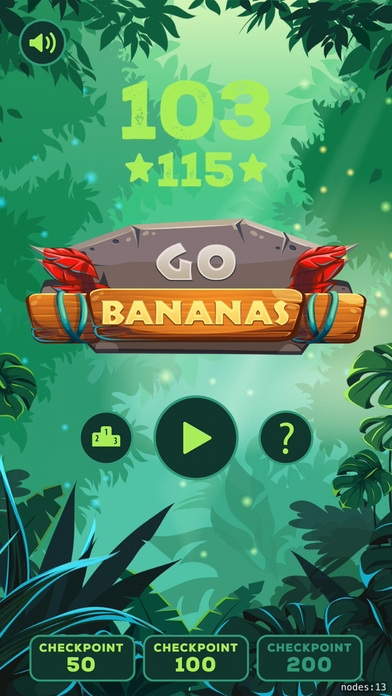「Go Bananas - Best Free Monkey Jump Game」のスクリーンショット 1枚目