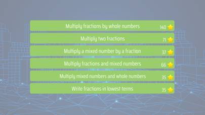 「MathShot Multiplying Fractions」のスクリーンショット 1枚目