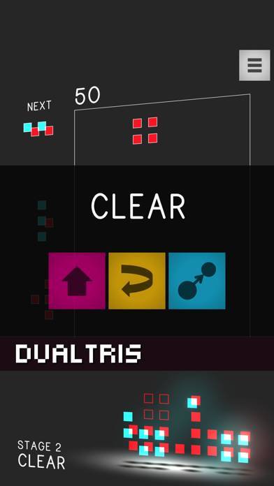 「Dualtris - 二重になったブロックパズル」のスクリーンショット 3枚目
