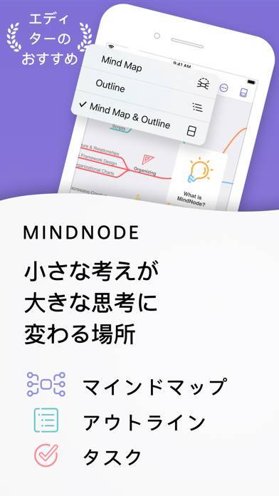 「MindNode - Mind Map & Outline」のスクリーンショット 1枚目