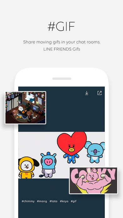 「LINE FRIENDS - 待ち受け画像 / GIF画像」のスクリーンショット 3枚目